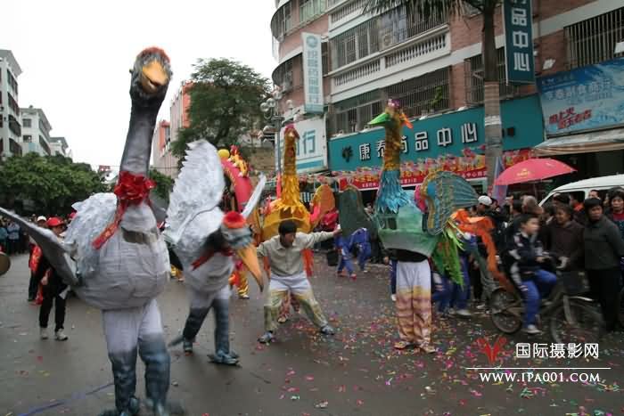 《凤鹤共舞&mdash;黄冈民俗庆典》.jpg