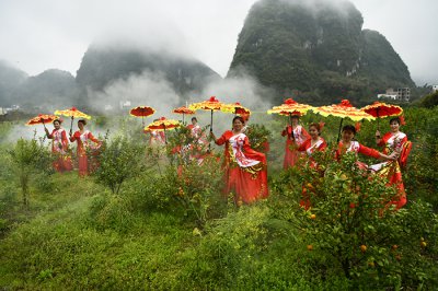 第二届“再忆三姐情”杯阳朔国际摄影大赛采风活动完满结束