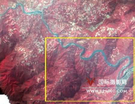 日本卫星观测到北川震后地质破坏情况(组图)
